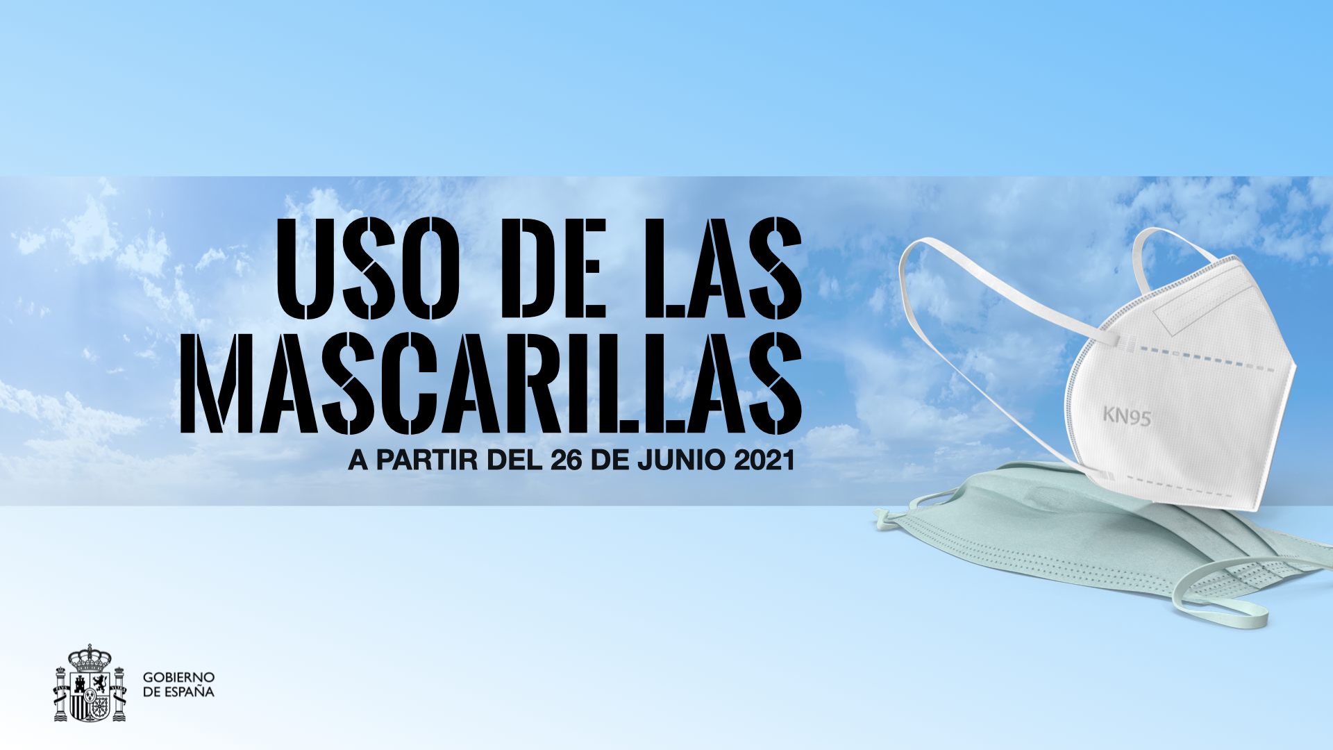 A partir del 26 de junio la mascarilla no será obligatoria en espacios a aire libre