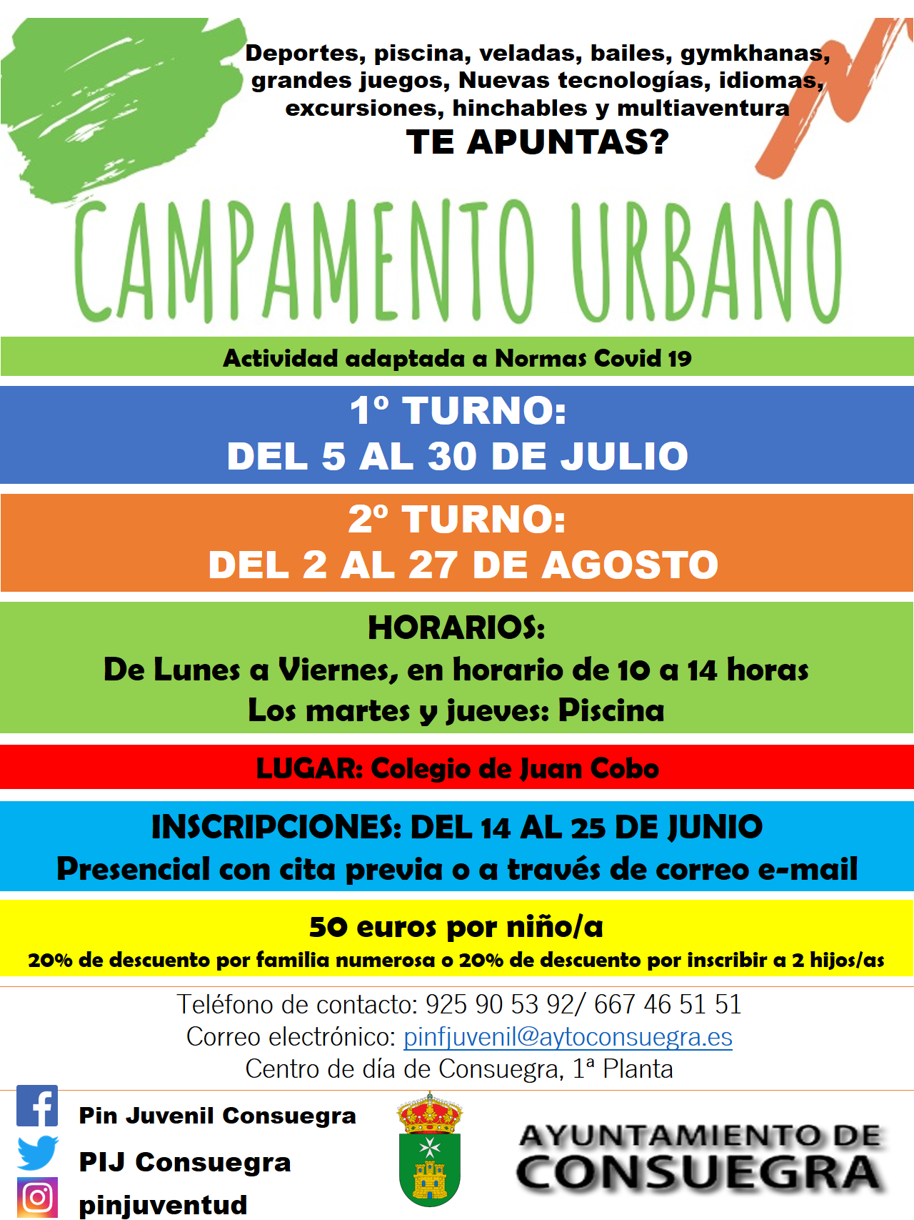 Campamento Urbano Verano 2021