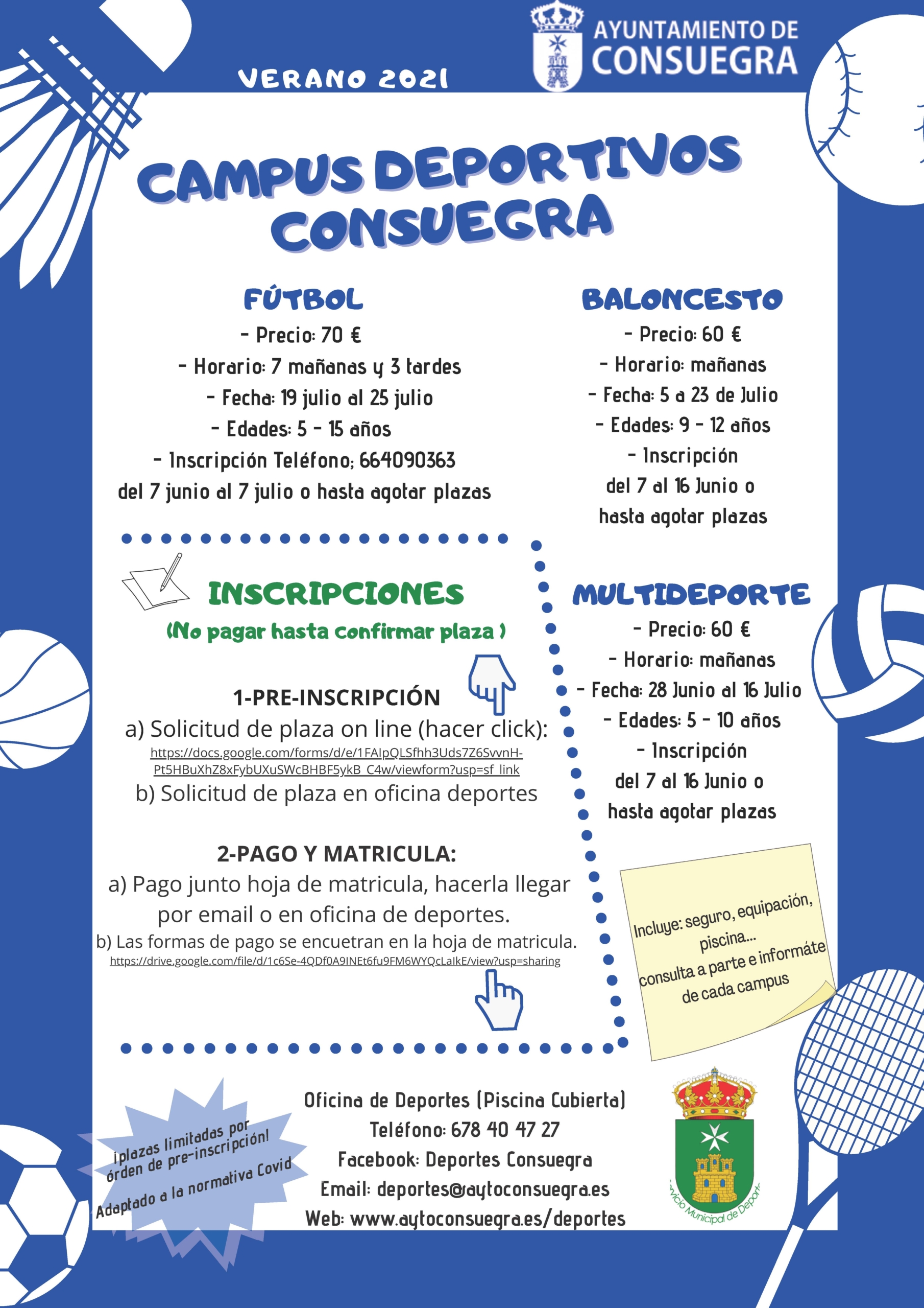 Campus Deportivos Consuegra 2021
