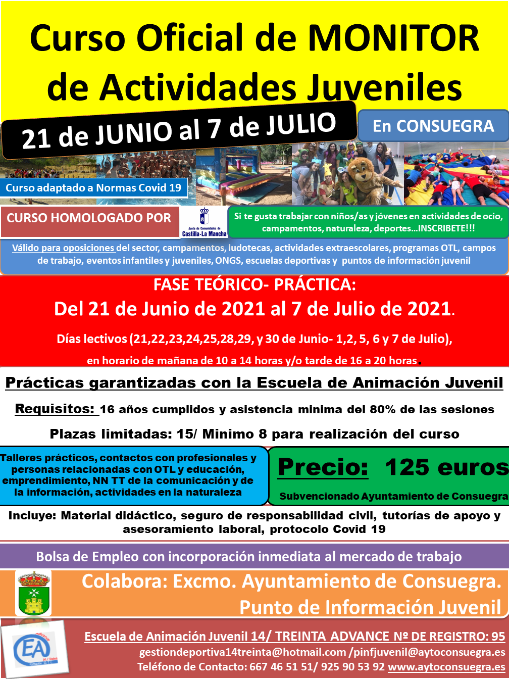Curso Oficial de Monitor de Actividades Juveniles