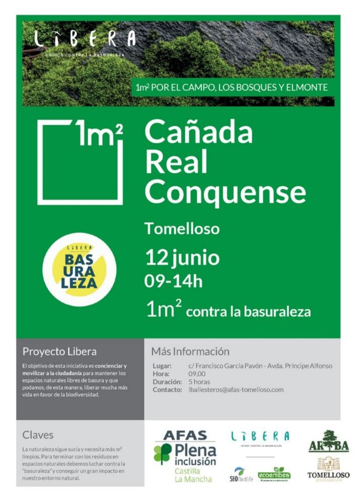 El Ayuntamiento organiza una jornada de limpieza en la Vereda