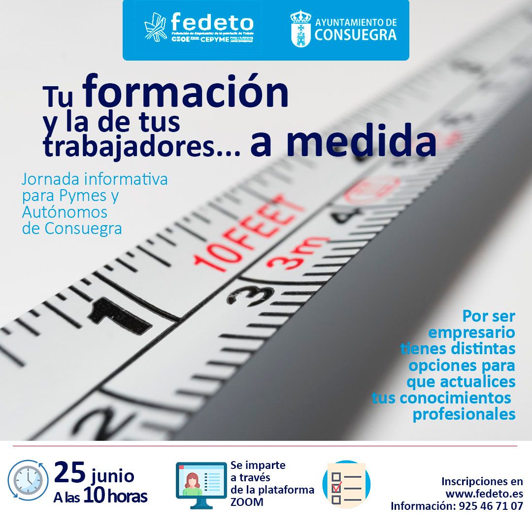 FEDETO: Jornada para empresarios de Consuegra próximo viernes 25