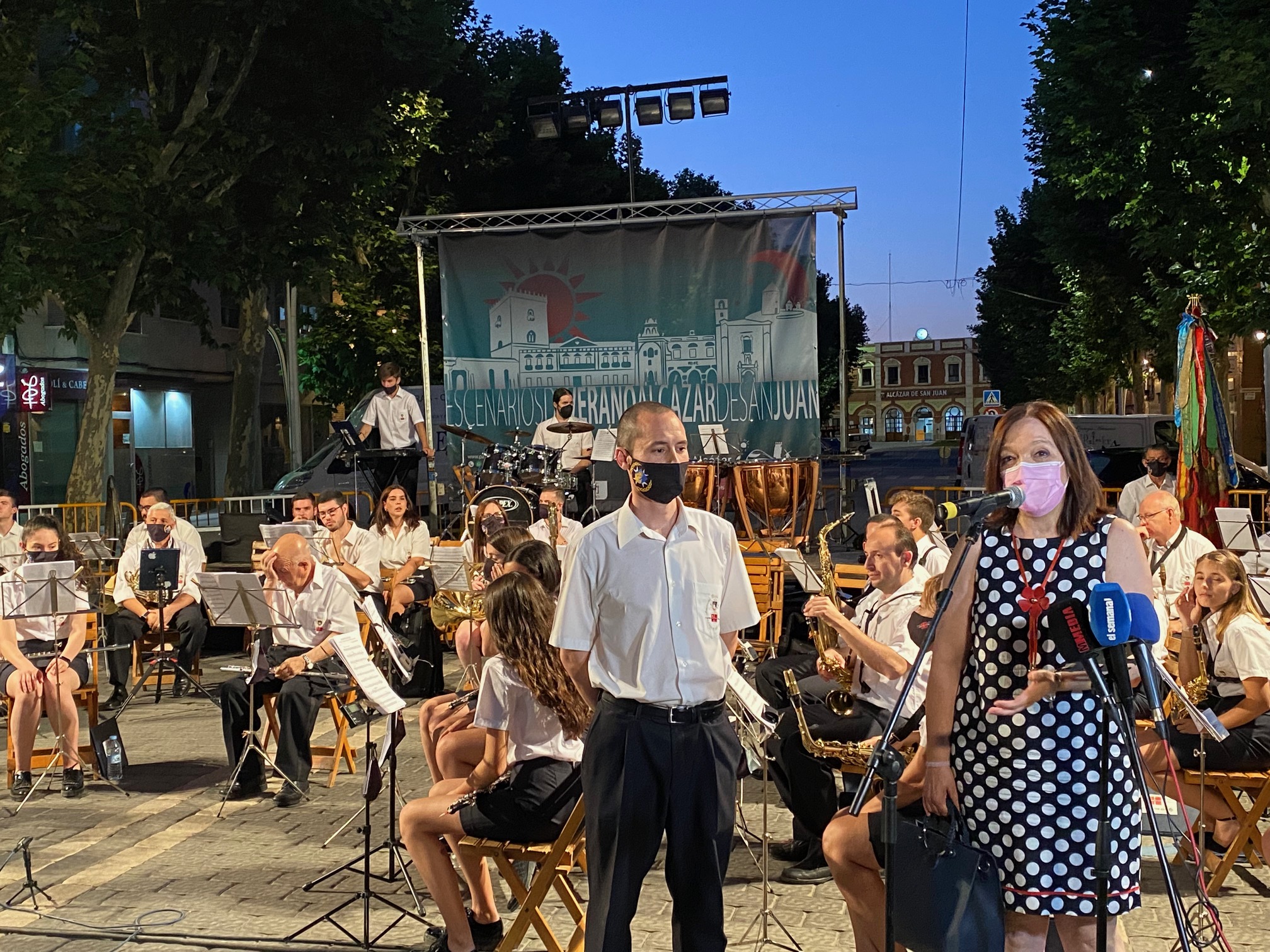 Los “Escenarios de Verano” comienzan con el concierto de la Banda de Música en el Paseo de la Estación