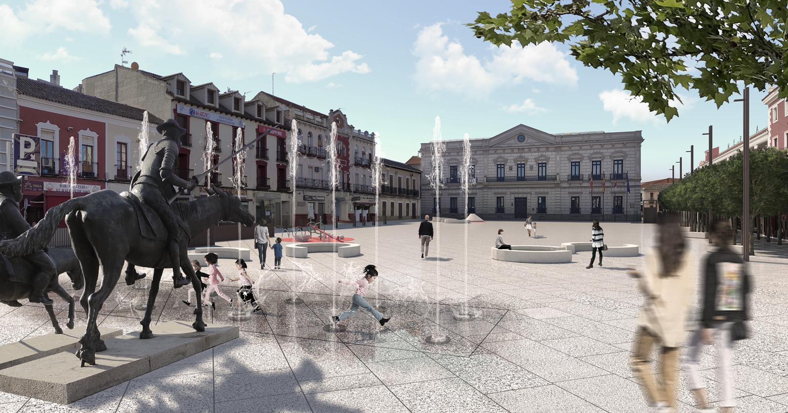 Presentado el proyecto de remodelación de la Plaza de España, una plaza integradora, accesible y sostenible