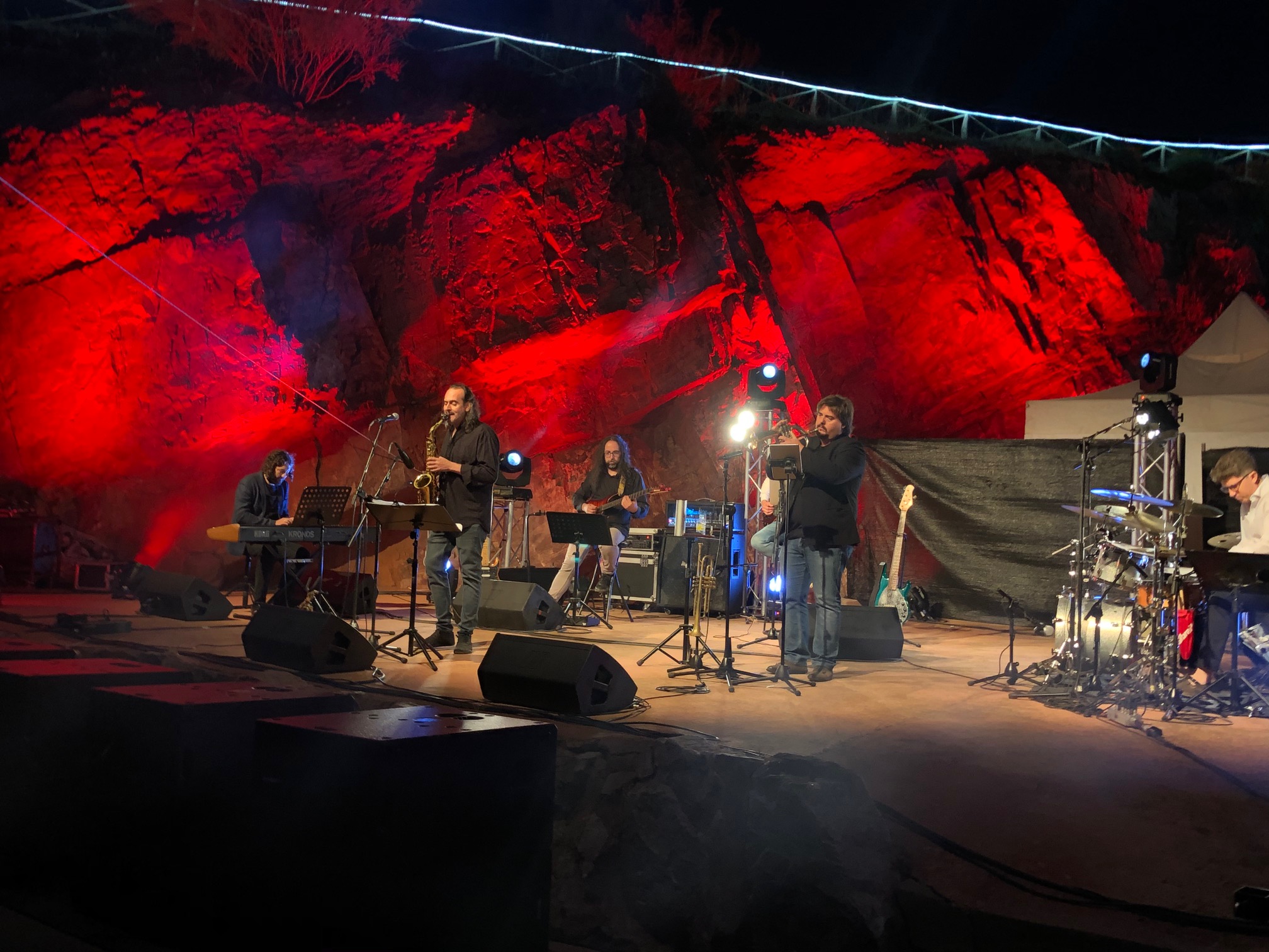THE MODERN JAZZ SEXTET EN EL ESCENARIO DE LA CANTERA PARA CELEBRAR EL DIA EUROPEO DE LA MUSICA