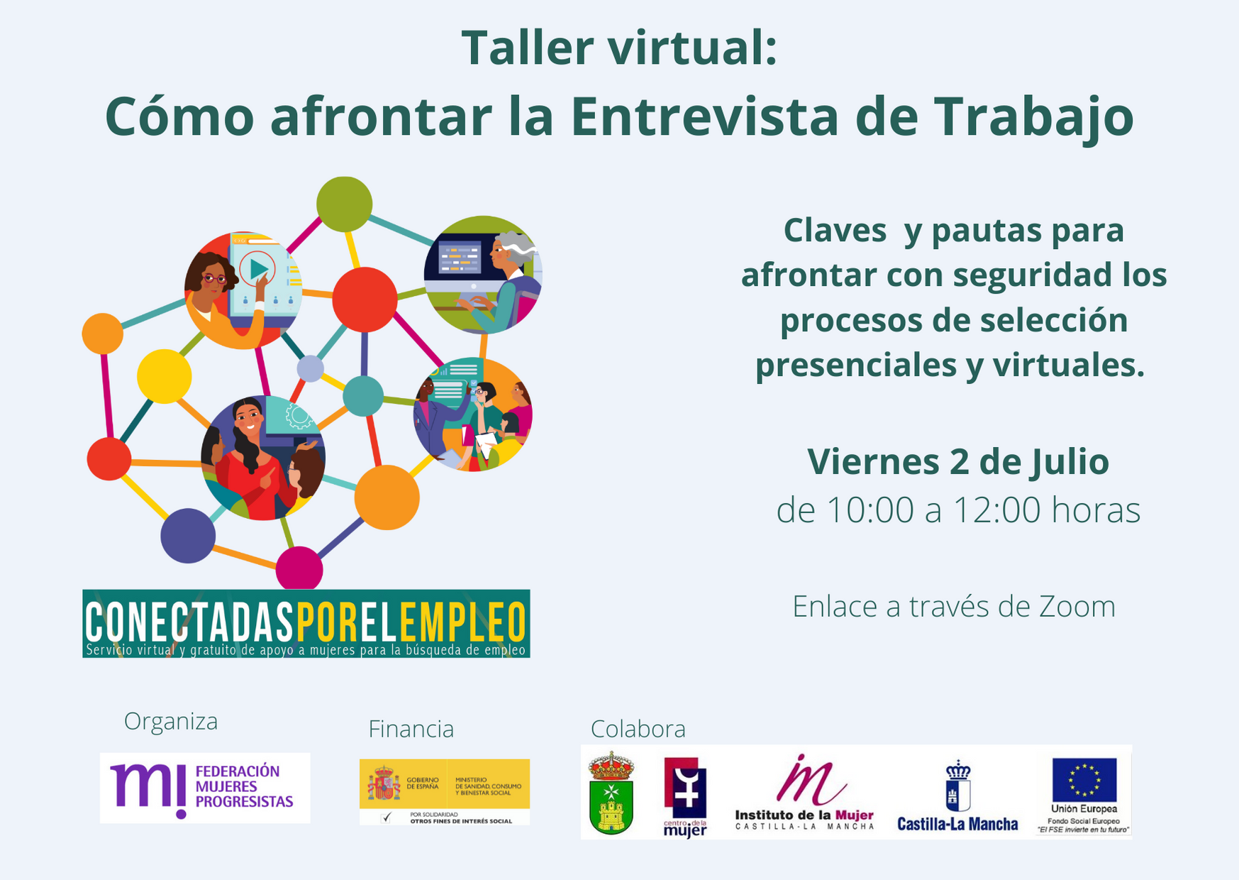 Taller virtual “como afrontar una entrevista de trabajo”