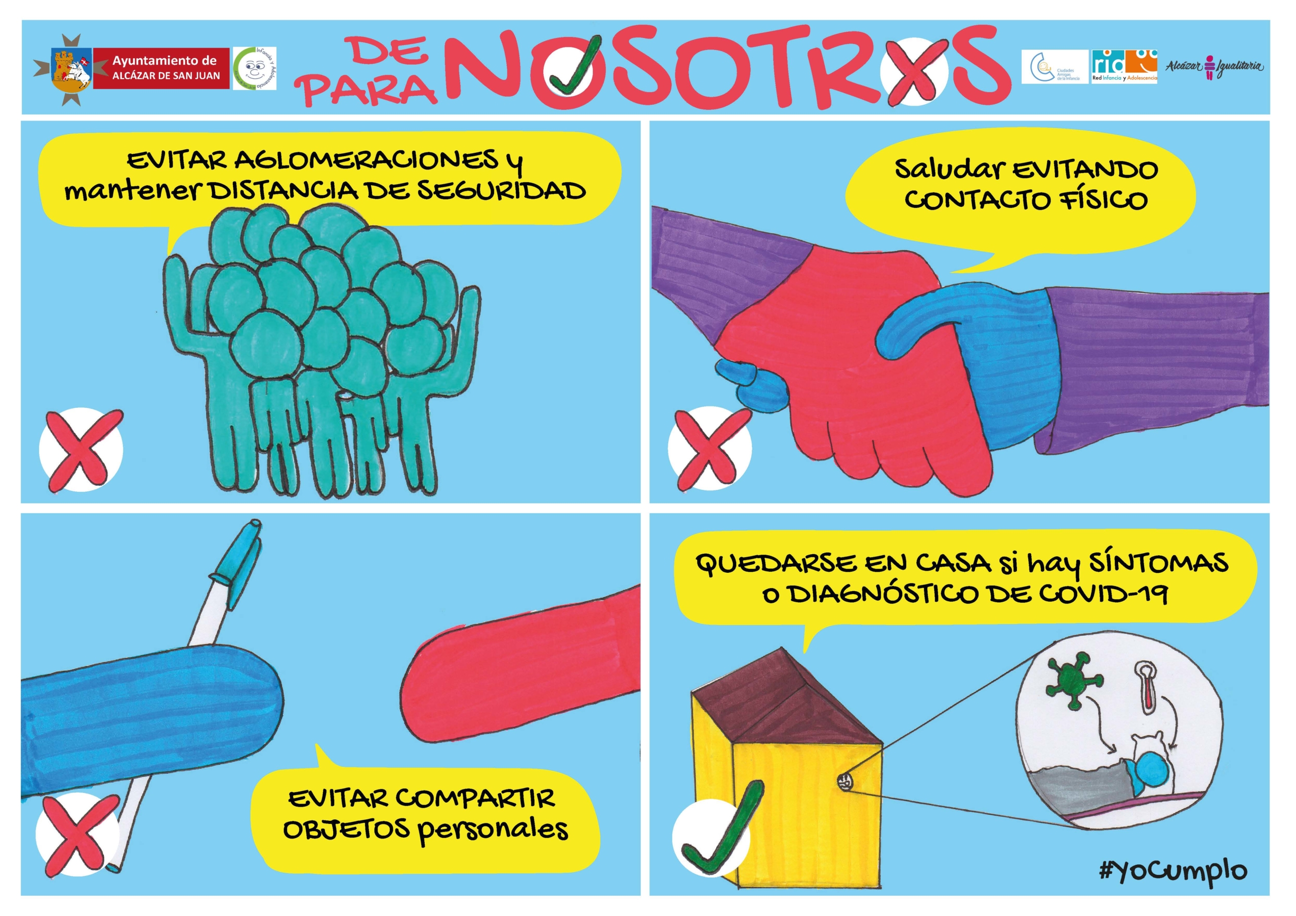 La concejalía de Infancia y Adolescencia inicia una campaña de educación para la salud “De nosotrxs para nosotrxs”