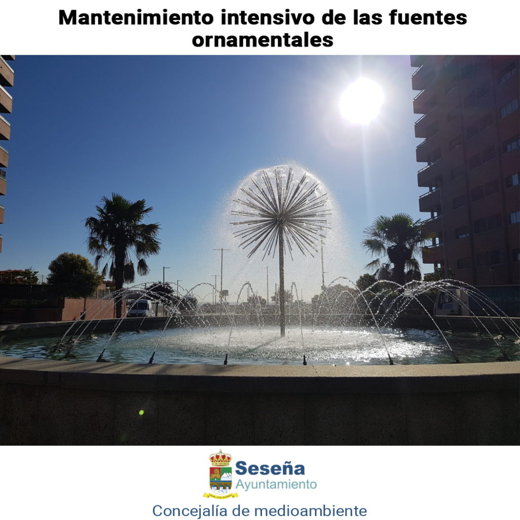 MANTENIMIENTO DE LAS FUENTES ORNAMENTALES – Ayuntamiento de Seseña