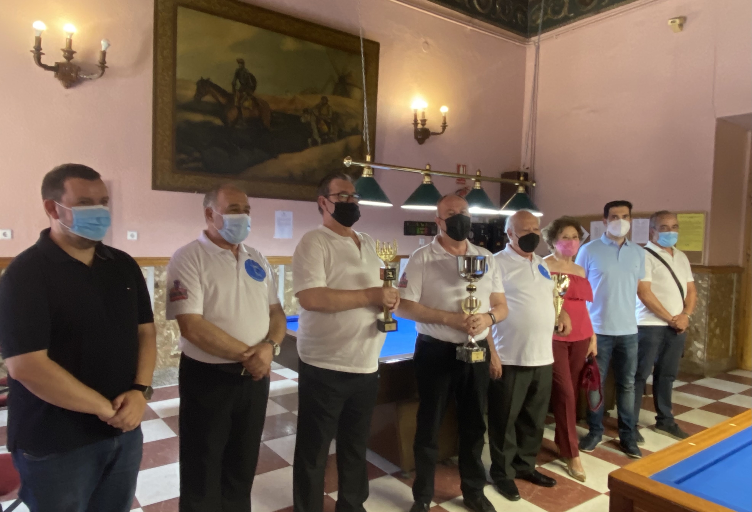 Julián Fernández, ganador del campeonato del Club de Billar Alces