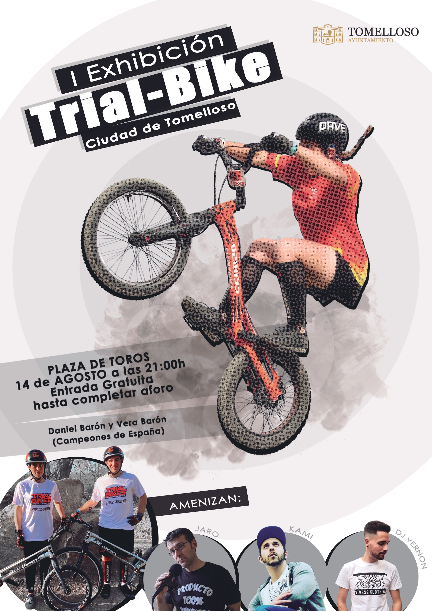 La Plaza de Toros acogerá la I Exhibición Trial-Bike “Ciudad de Tomelloso”, organizada por el área municipal de Deportes