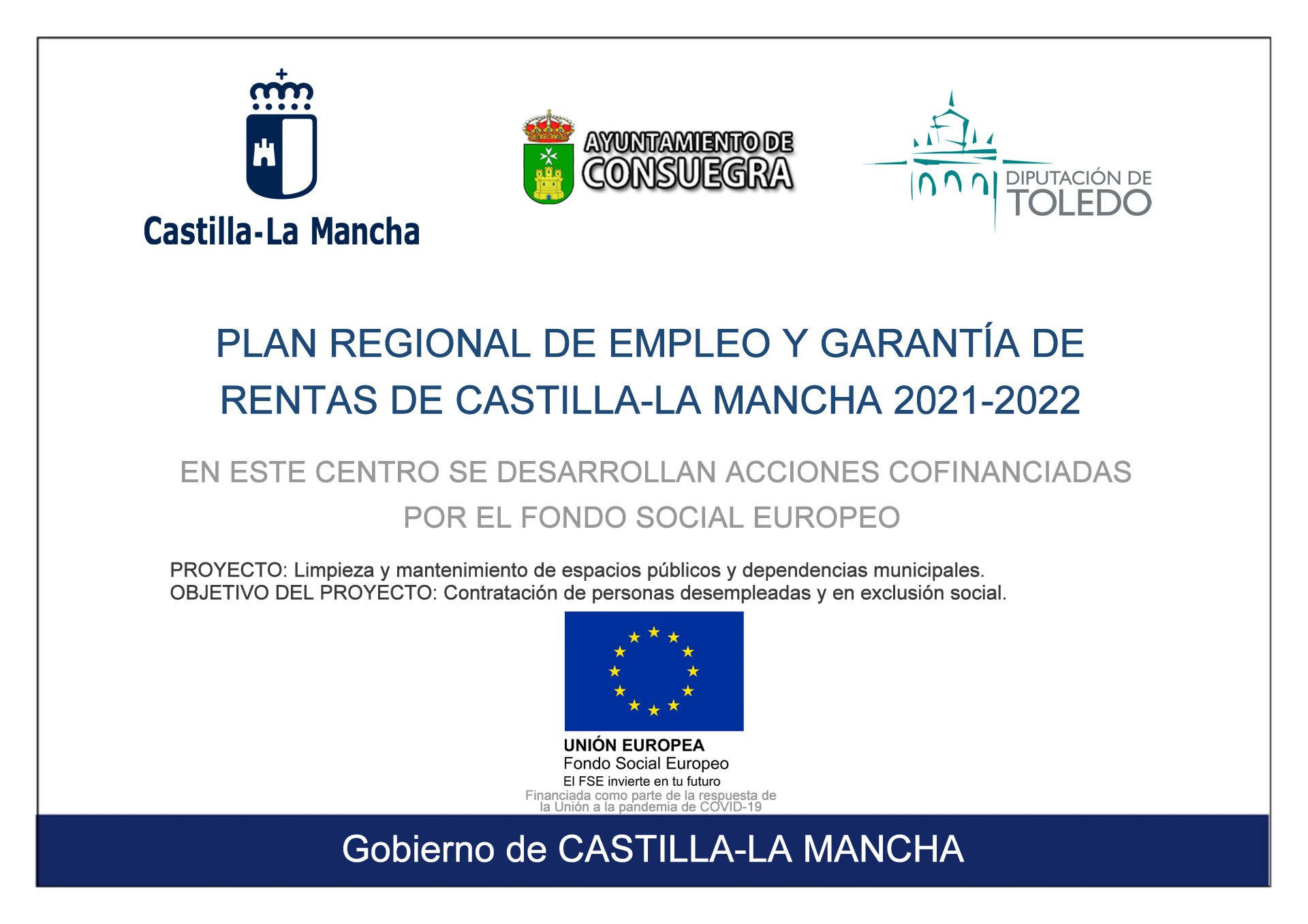 Convocatoria Plan de Empleo y Garantías Castilla-La Mancha 2021