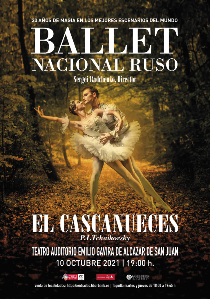 El Ballet Nacional Ruso dirigido por Sergei Radchenko, regresa al Teatro Auditorio Emilio Gavira de Alcázar de San Juan con ‘El Cascanueces’