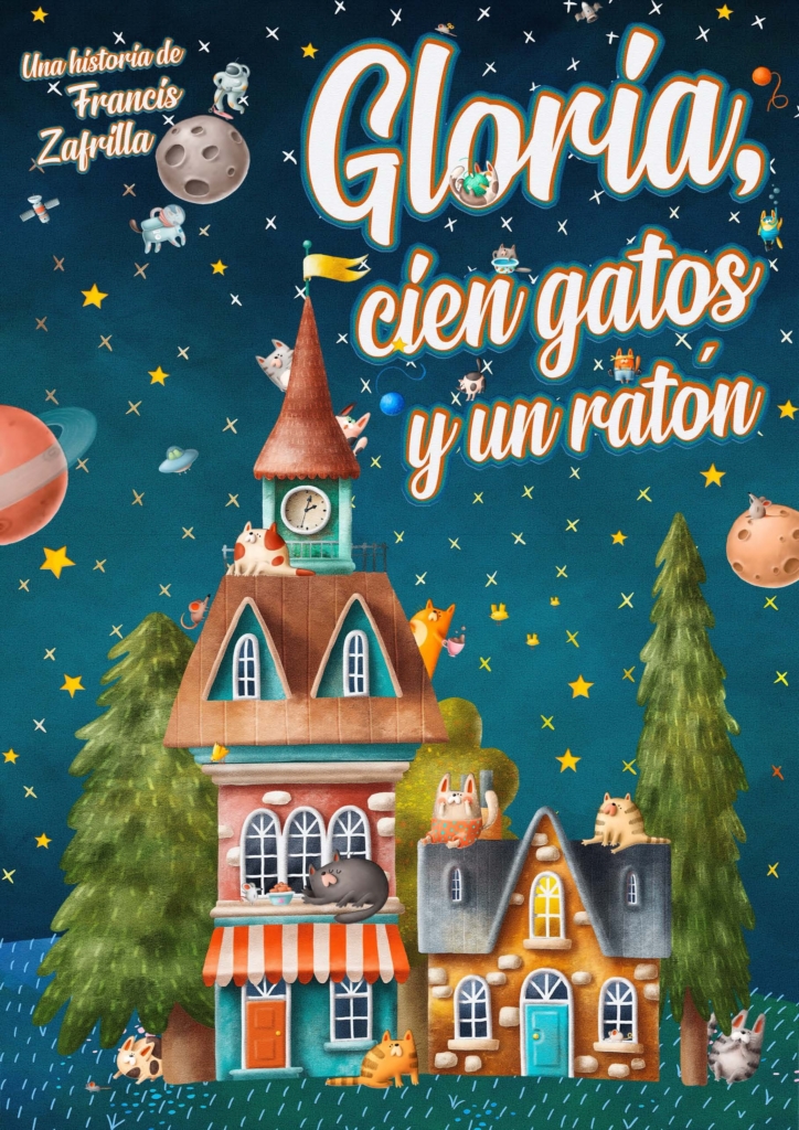 Gloria, 100 gatos y un ratón, de Francis Zafrilla