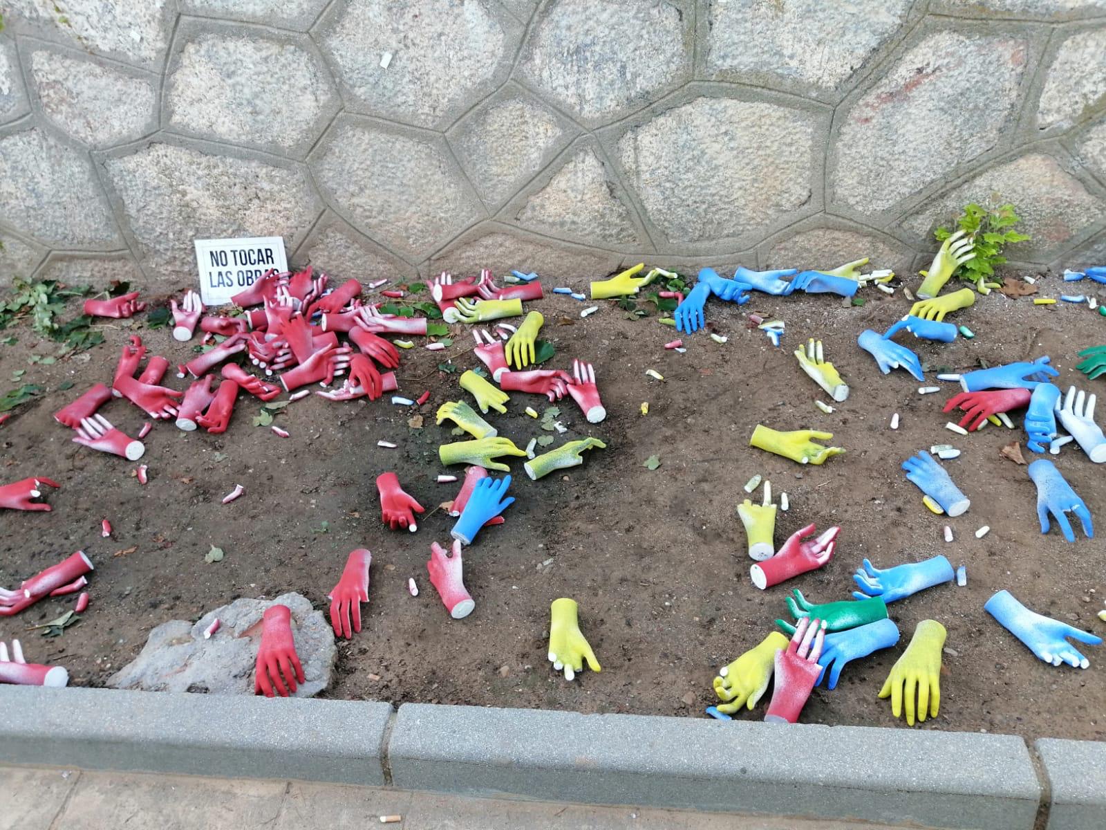 Vandalismo contra la exposición de Juan Sánchez Borox