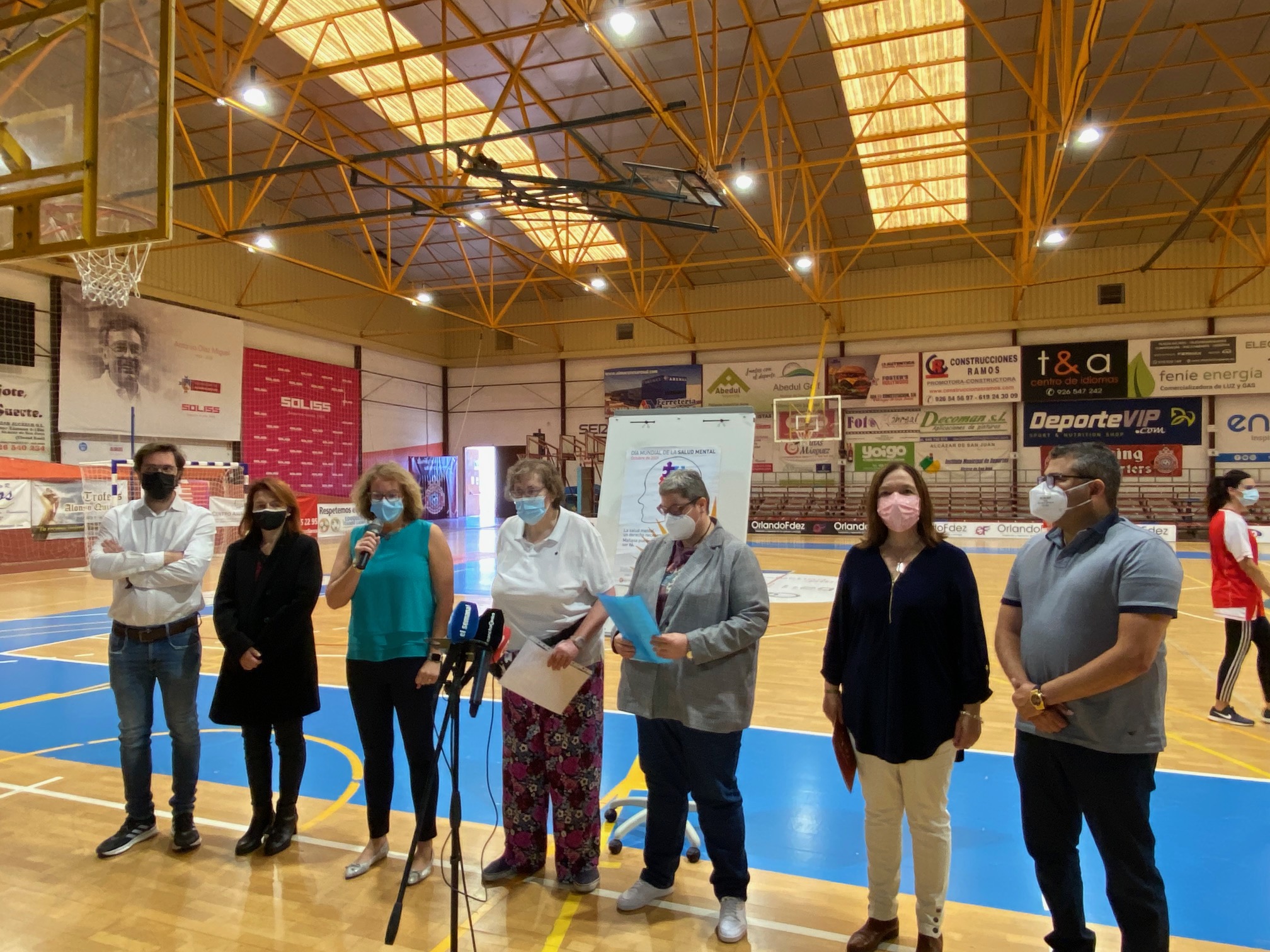 Alcázar celebra el Día Mundial de la Salud Mental con la lectura del manifiesto y pruebas deportivas
