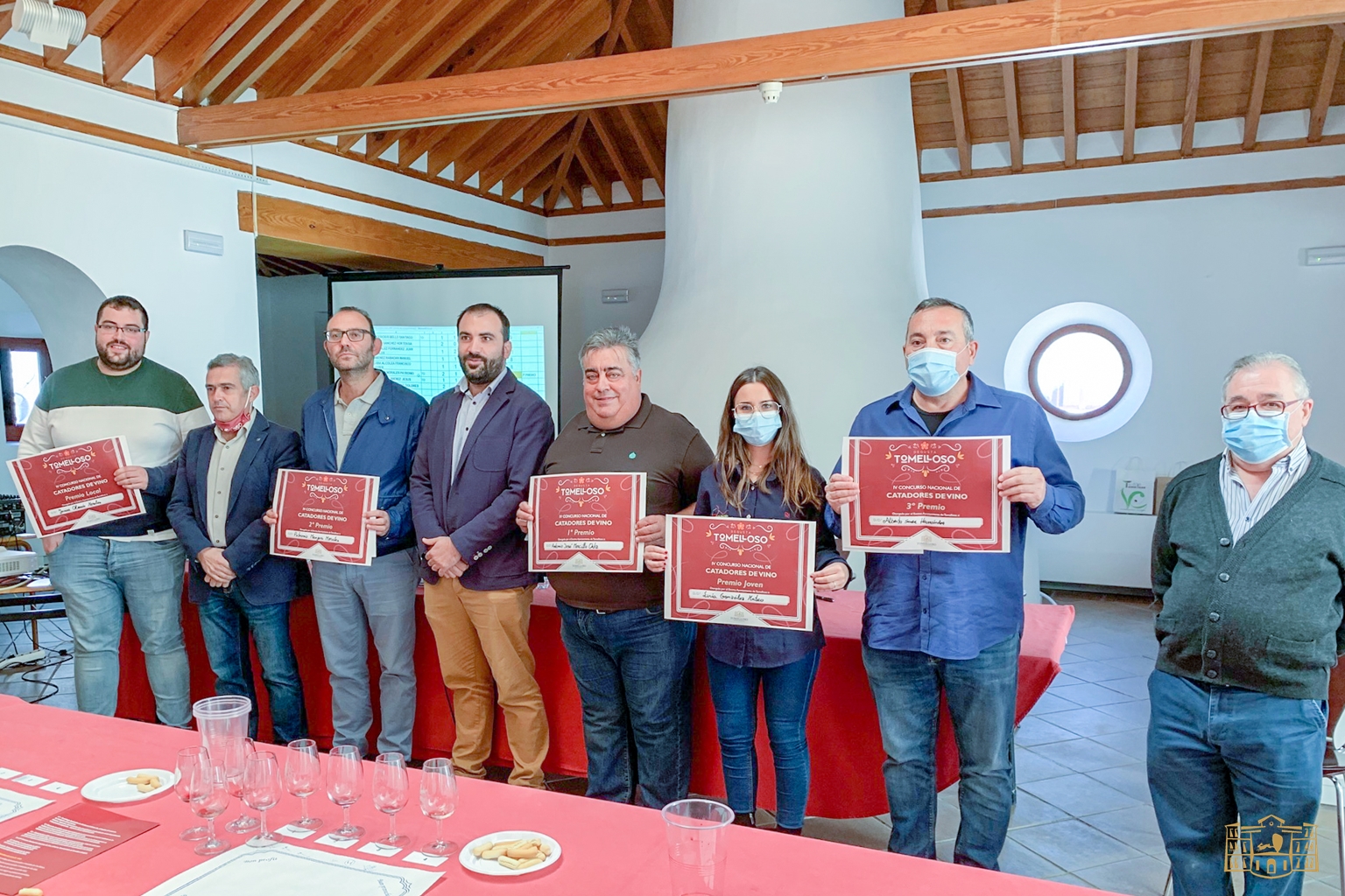 El vino ha sido protagonista hoy en la programación de ‘Degusta Tomelloso’ con el IV Concurso Nacional de Catadores