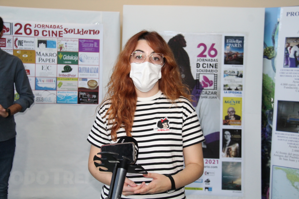 En las Jornadas de Cine Solidario, la concejala de Cooperación al Desarrollo afirma que “Alcázar es una ciudad solidaria y comprometida con los países más desfavorecidos”