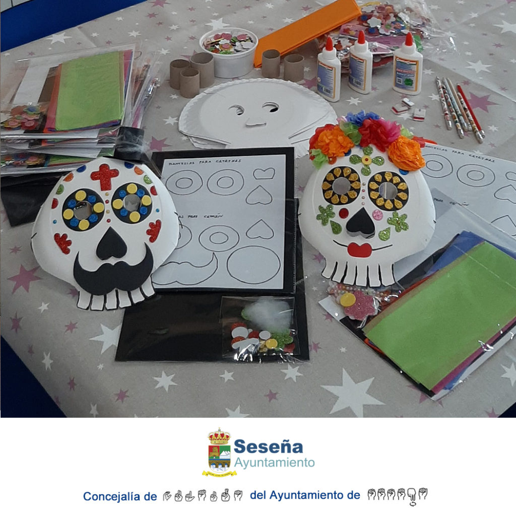 GRAN ÉXITO DEL TALLER DE CATRINAS – Ayuntamiento de Seseña