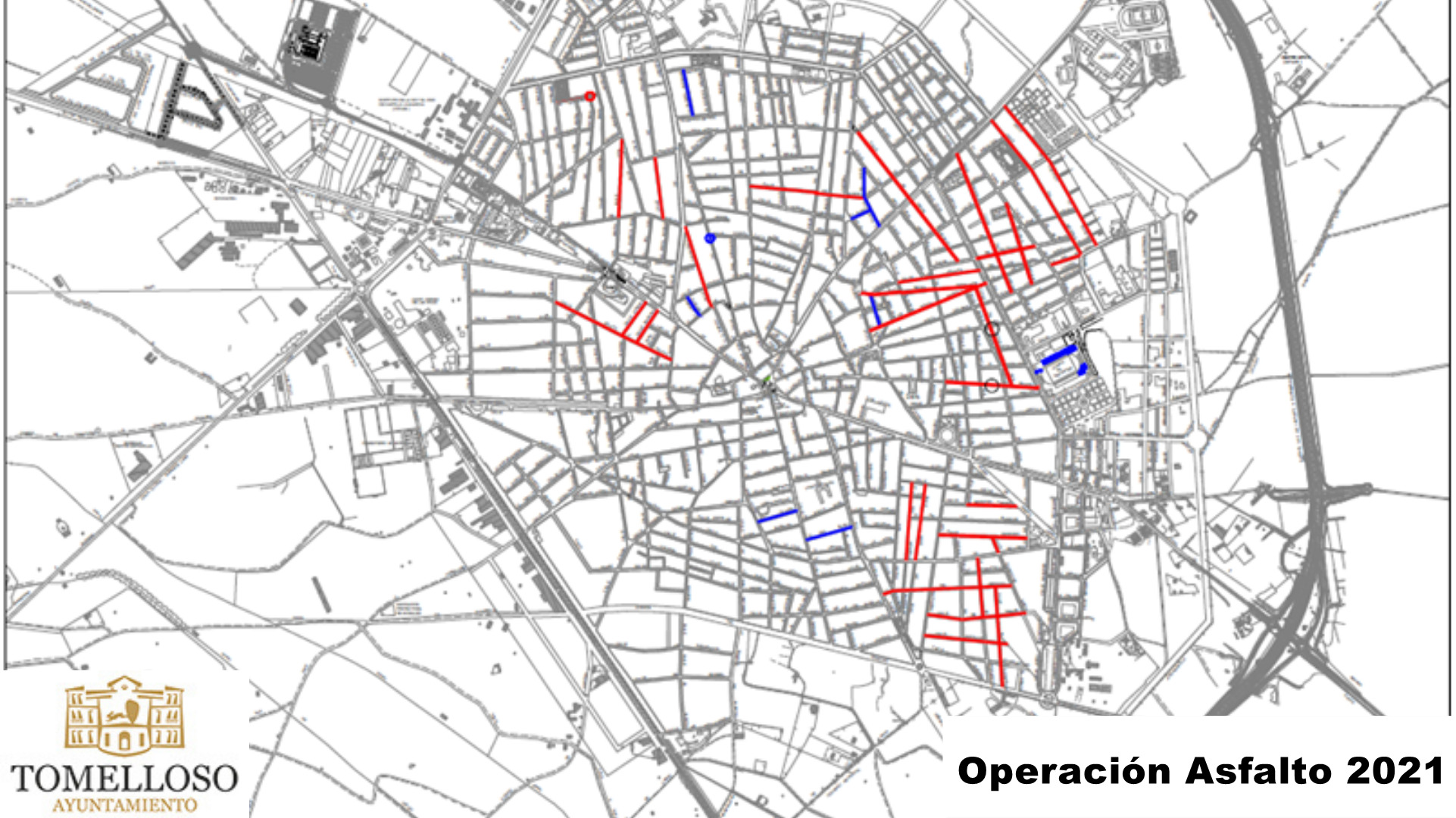 La alcaldesa avanza que la importante Operación Asfalto 2021, en la que se invertirá un millón de euros, incluirá 37 calles de la ciudad