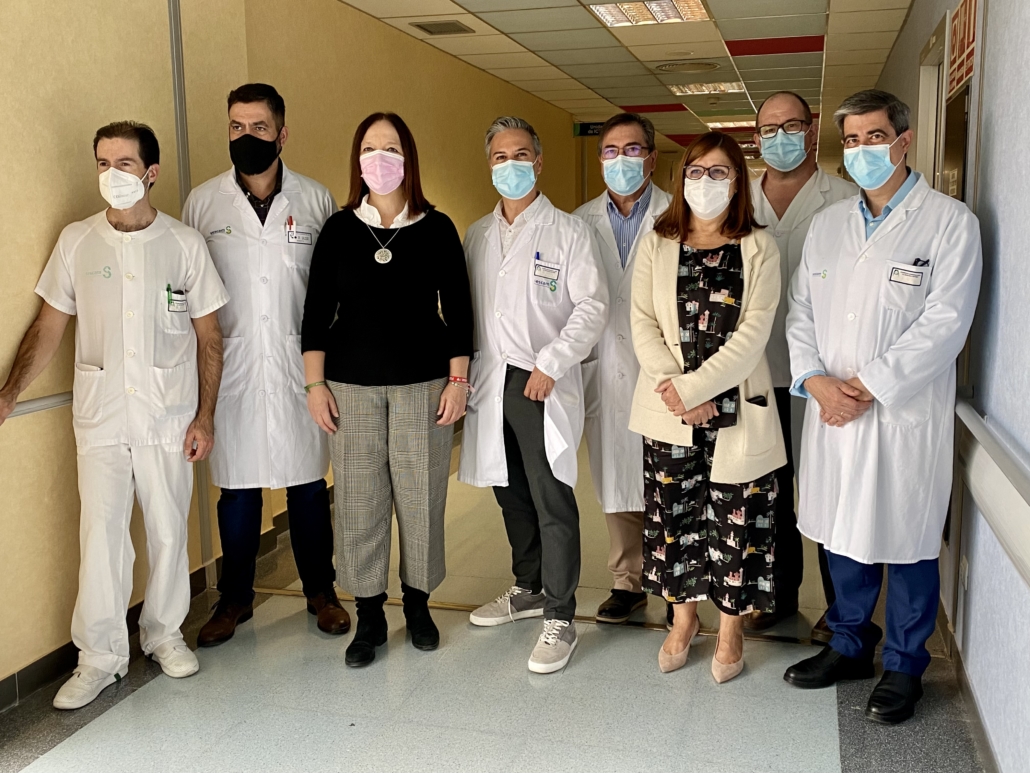 Rosa Melchor visita la nueva Unidad de Ictus en el Hospital Mancha Centro