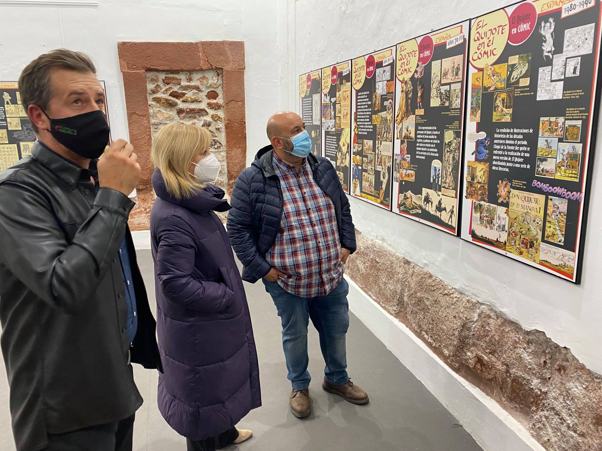 Inaugurada en el Museo Municipal la exposición “El Quijote en el cómic”
