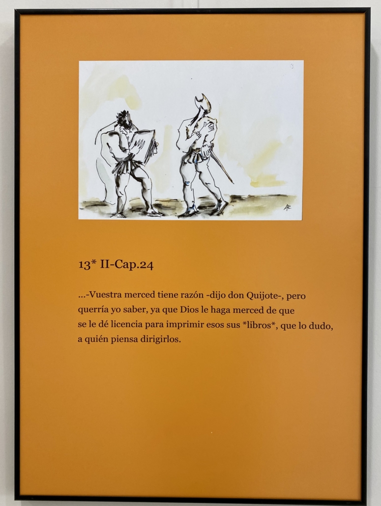 La exposición “Locos por los libros” de Andrés Escribano, en la Galería Superior de la Casa de Cultura