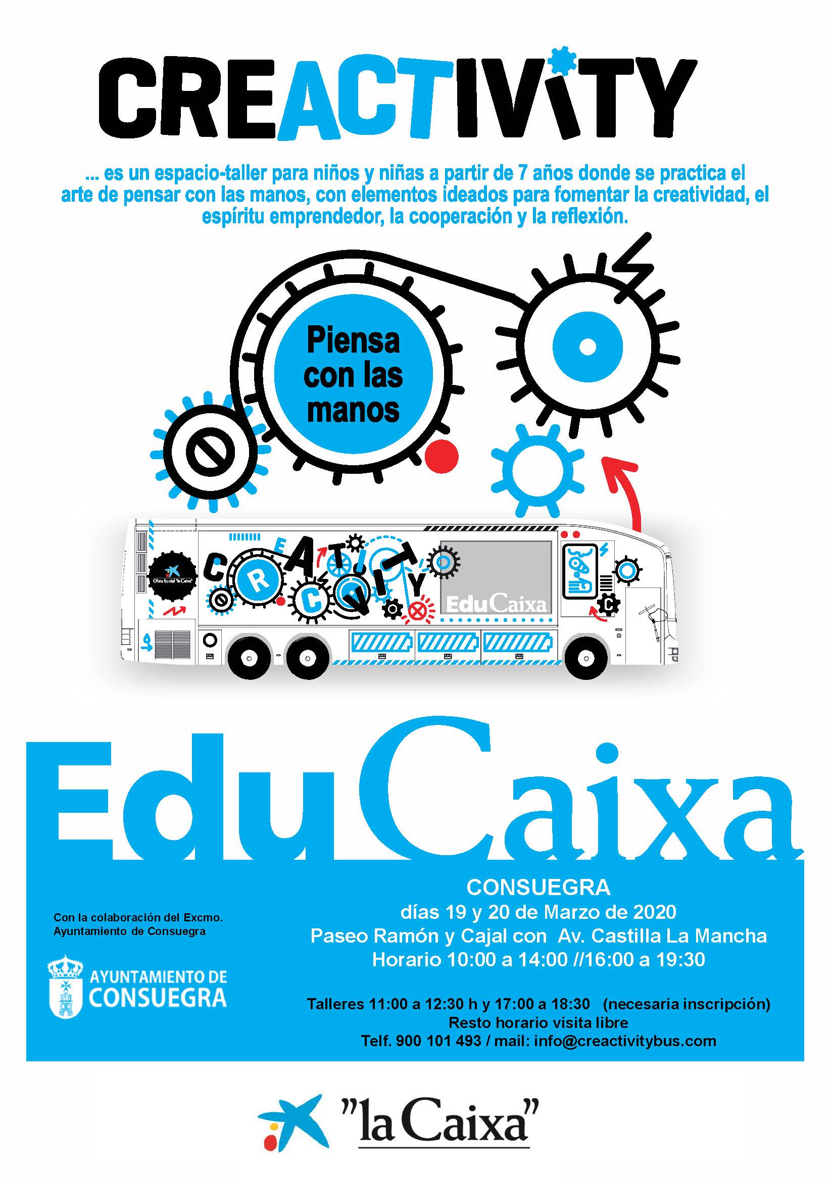 Taller itinerante Creactivity días 18 y 19 de noviembre