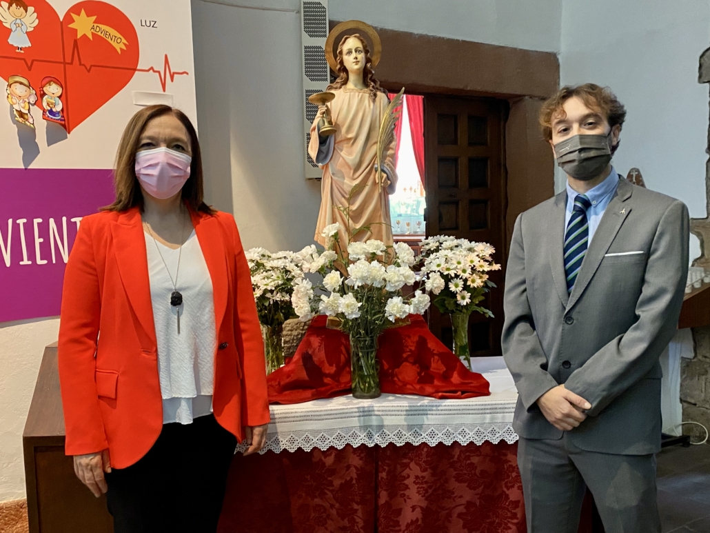 La Agencia de la ONCE en Alcázar celebró ayer Santa Lucía, patrona de las personas ciegas