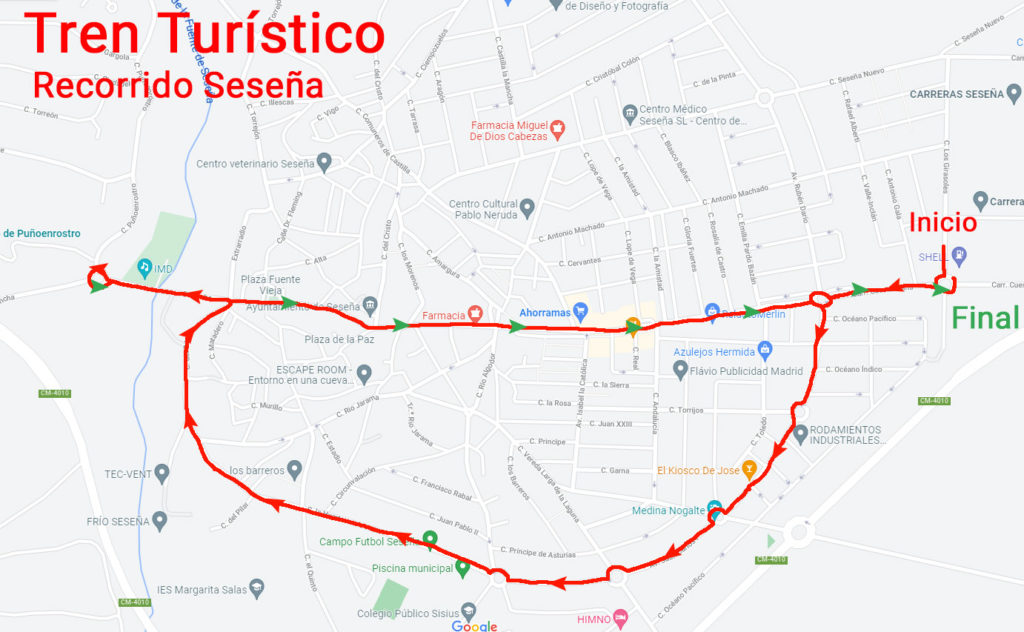 TREN TURÍSTICO EN LOS DÍAS PREVIOS A LA NAVIDAD – Ayuntamiento de Seseña