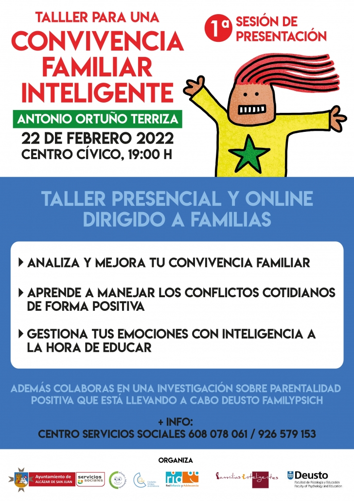 La concejalía de Infancia y Adolescencia pone en marcha el Taller para una convivencia familiar inteligente