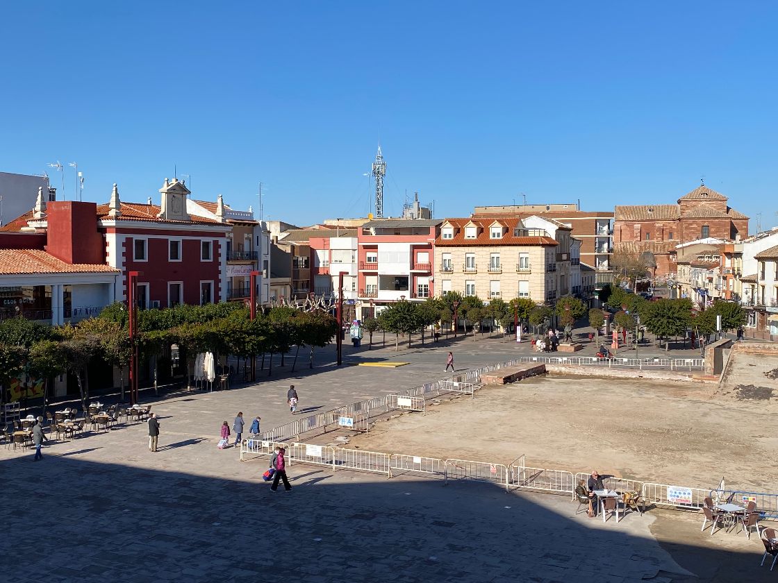 La empresa pública Tragsa retomará las obras de la Plaza de España