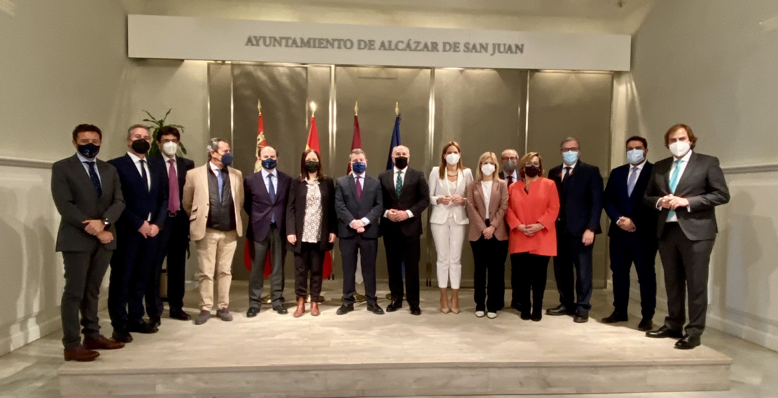 Rosa Melchor se reúne con el presidente de Castilla-La Mancha y el alcalde de Algeciras para avanzar en el proyecto de la Plataforma Logística Intermodal en Alcázar de San Juan
