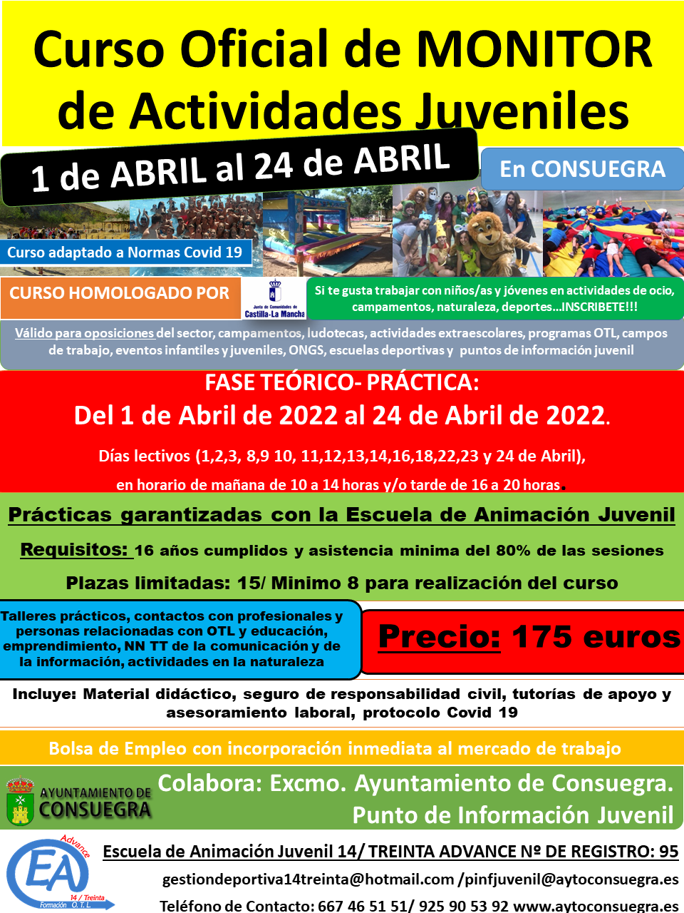 Curso Oficial de Monitor de Actividades Juveniles (abril 2022)