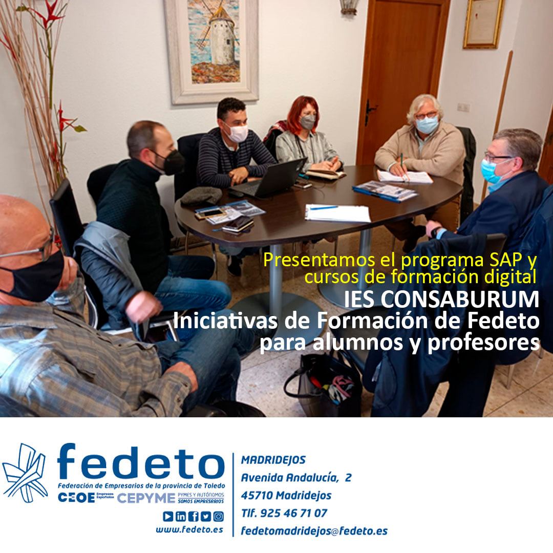 Presentación en Consuegra del programa SAP de FEDETO