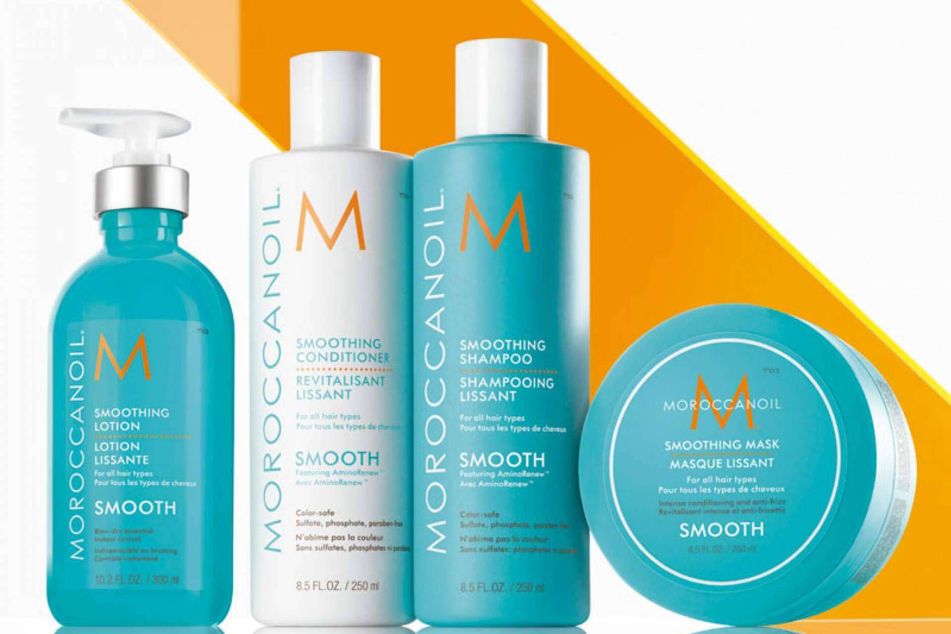 ¿Cómo controlar el encrespado? La línea Moroccanoil Smooth de Llarcó