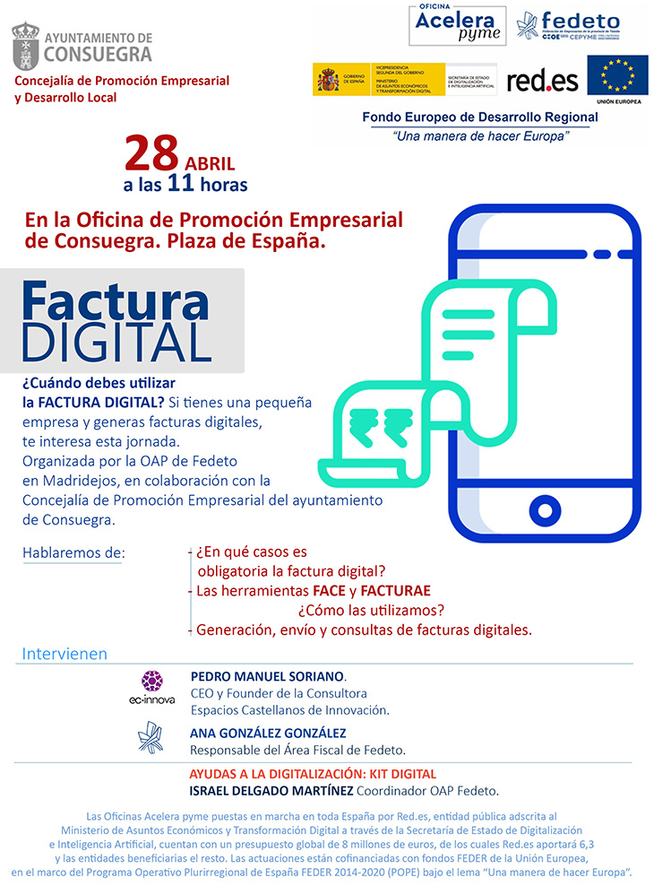 Curso FEDETO en Consuegra «La factura digital»