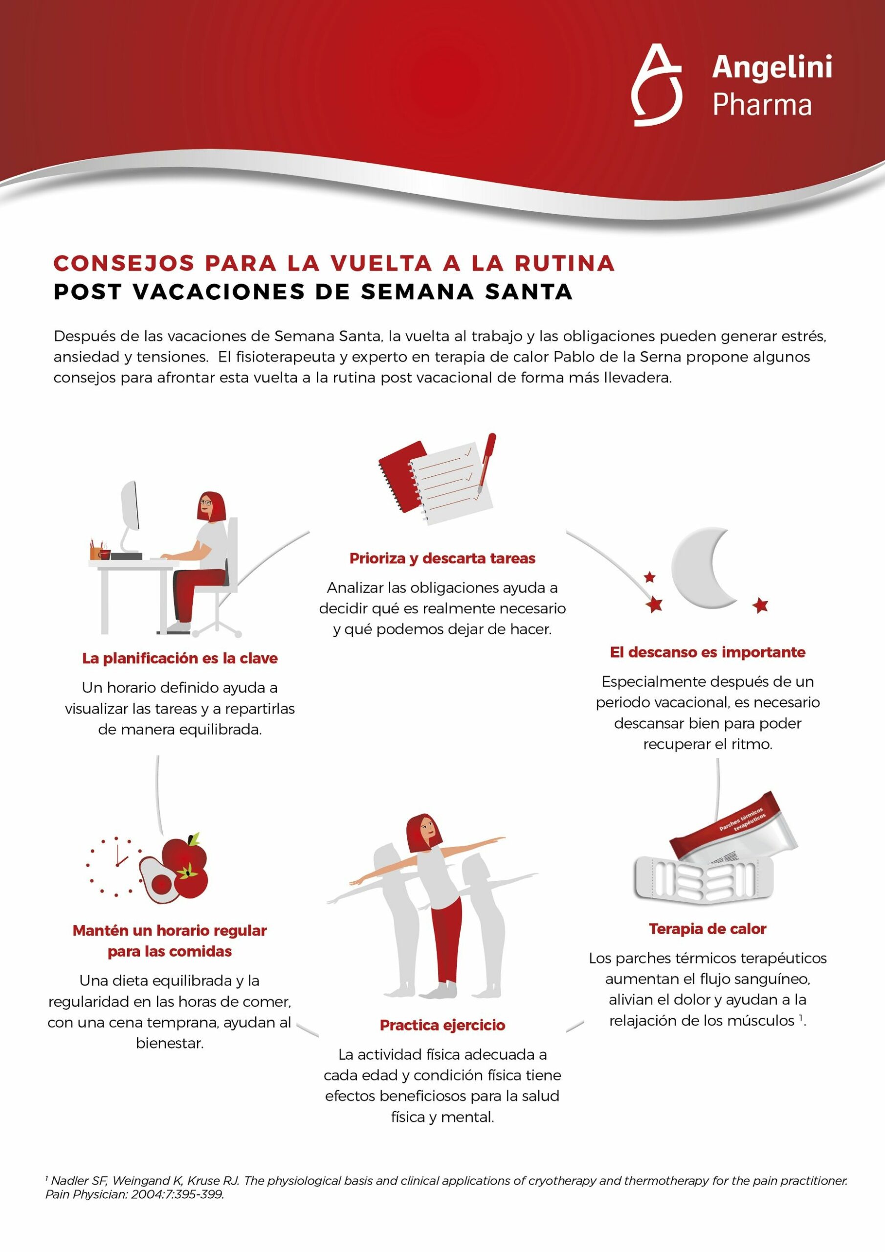 De la Serna propone algunos consejos para la vuelta a la rutina post vacaciones