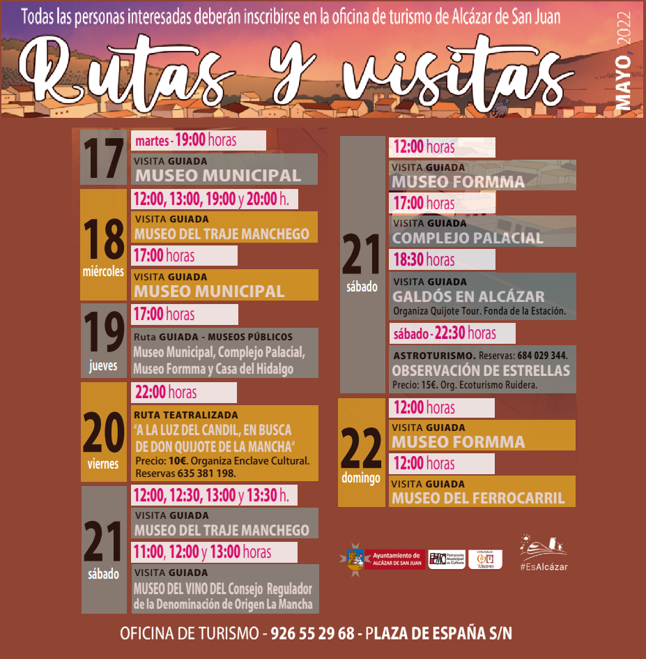 Alcázar celebra el Día de los Museos con propuestas de actividad durante todo el mes