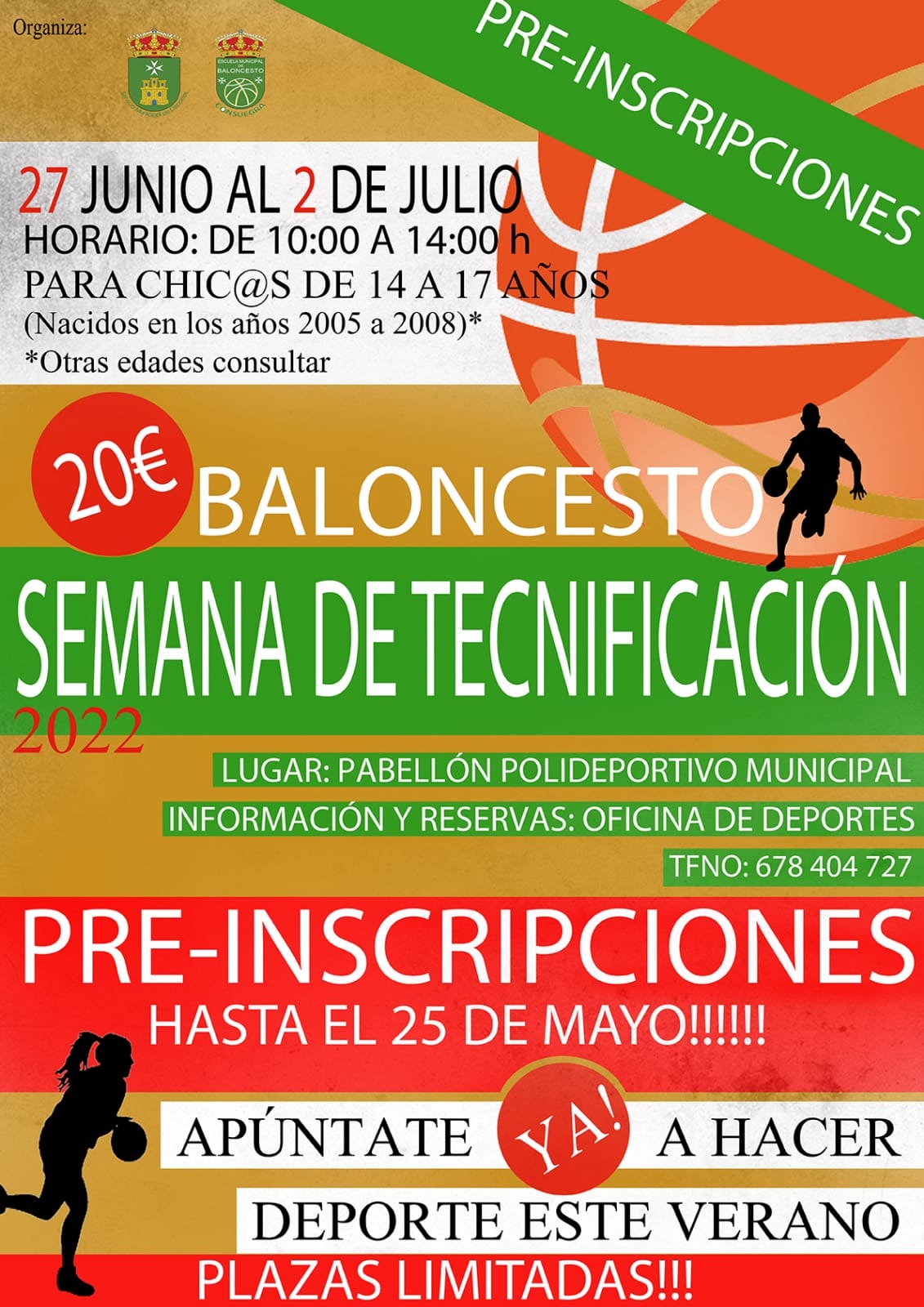 Baloncesto Semana de Tecnificación 2022