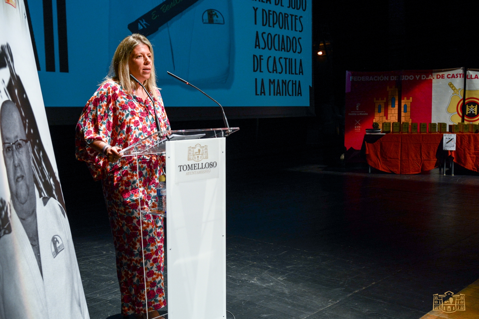 Eugenio Benito homenajeado en la Gala de la Federación de Judo de C-LM