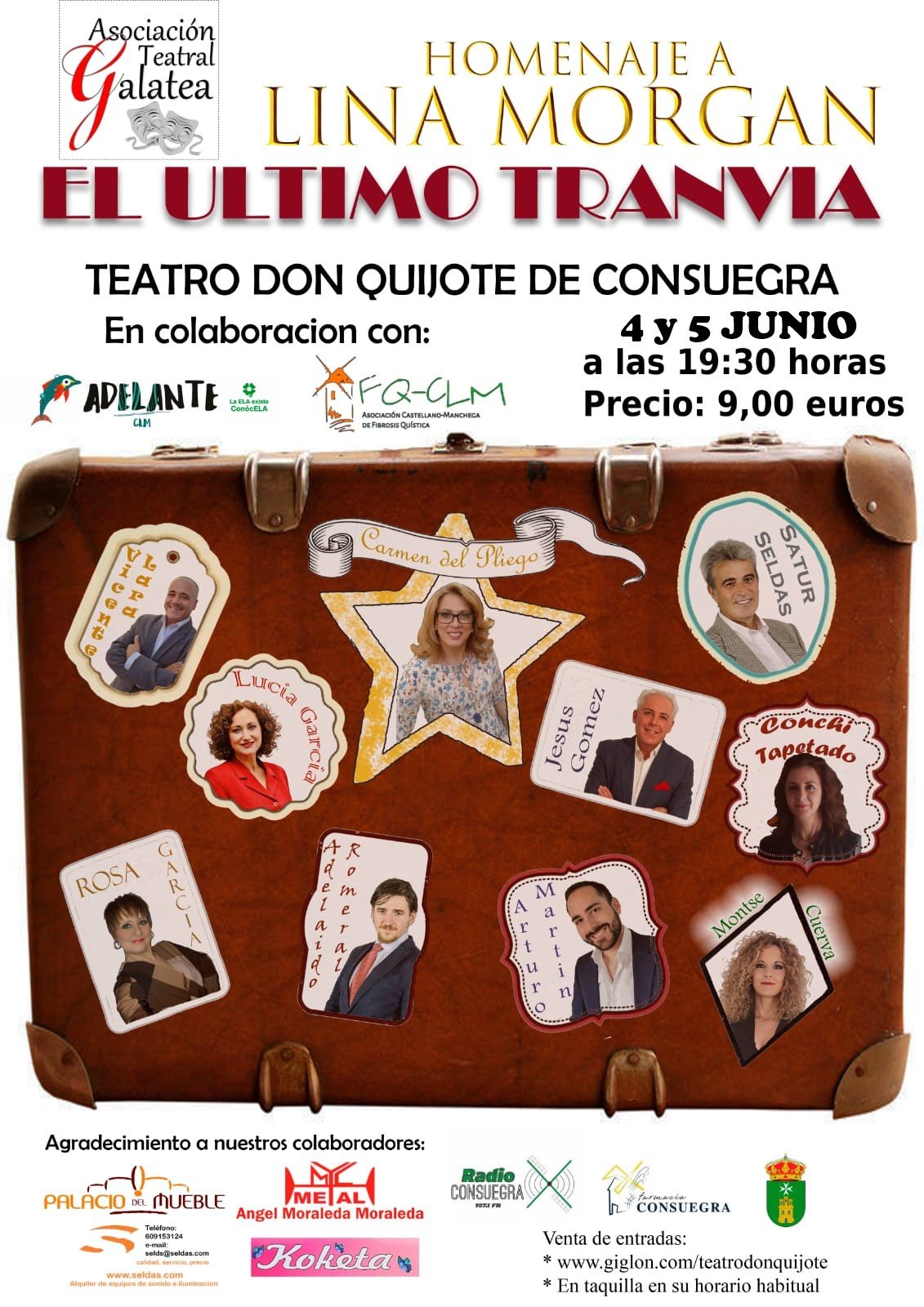 Homenaje a Lina Morgan «El último tranvia» (4 y 5 de junio)