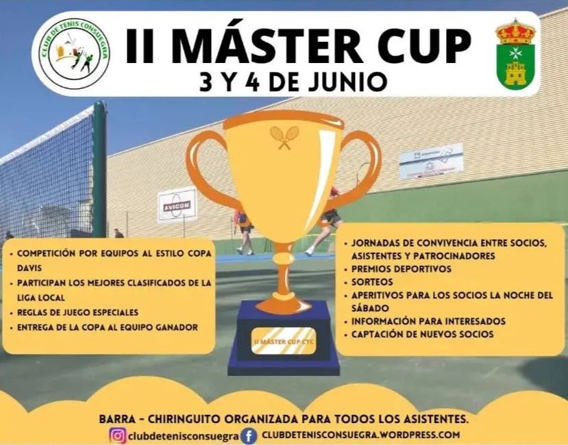 II Master Cup de Tenis (3 y 4 de junio)