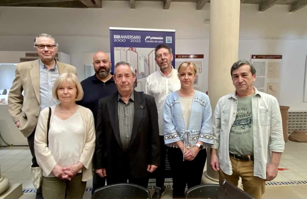Nuria Cortina, Áureo, Cañas Reíllo, Andrés Escribano y López Romeral abren el Ciclo de Mesas Redondas con “Arte” de la Galería Marmurán