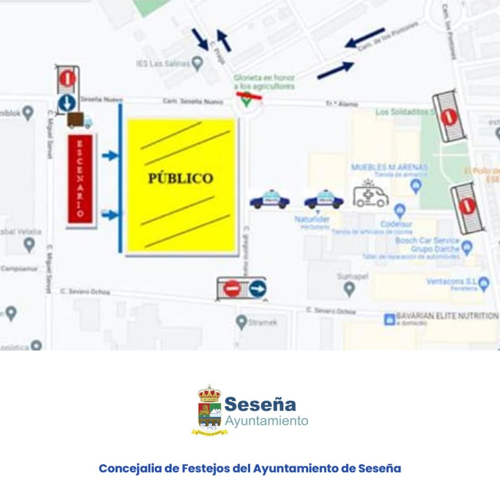 CORTE DE CALLES EN SESEÑA NUEVO – Ayuntamiento de Seseña