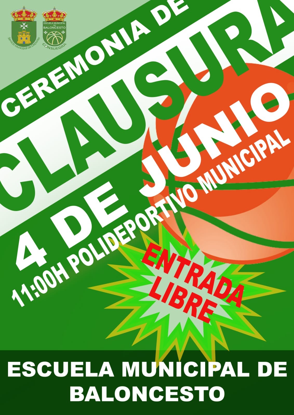 Cierre de la temporada 2021/2022 Escuela de Baloncesto