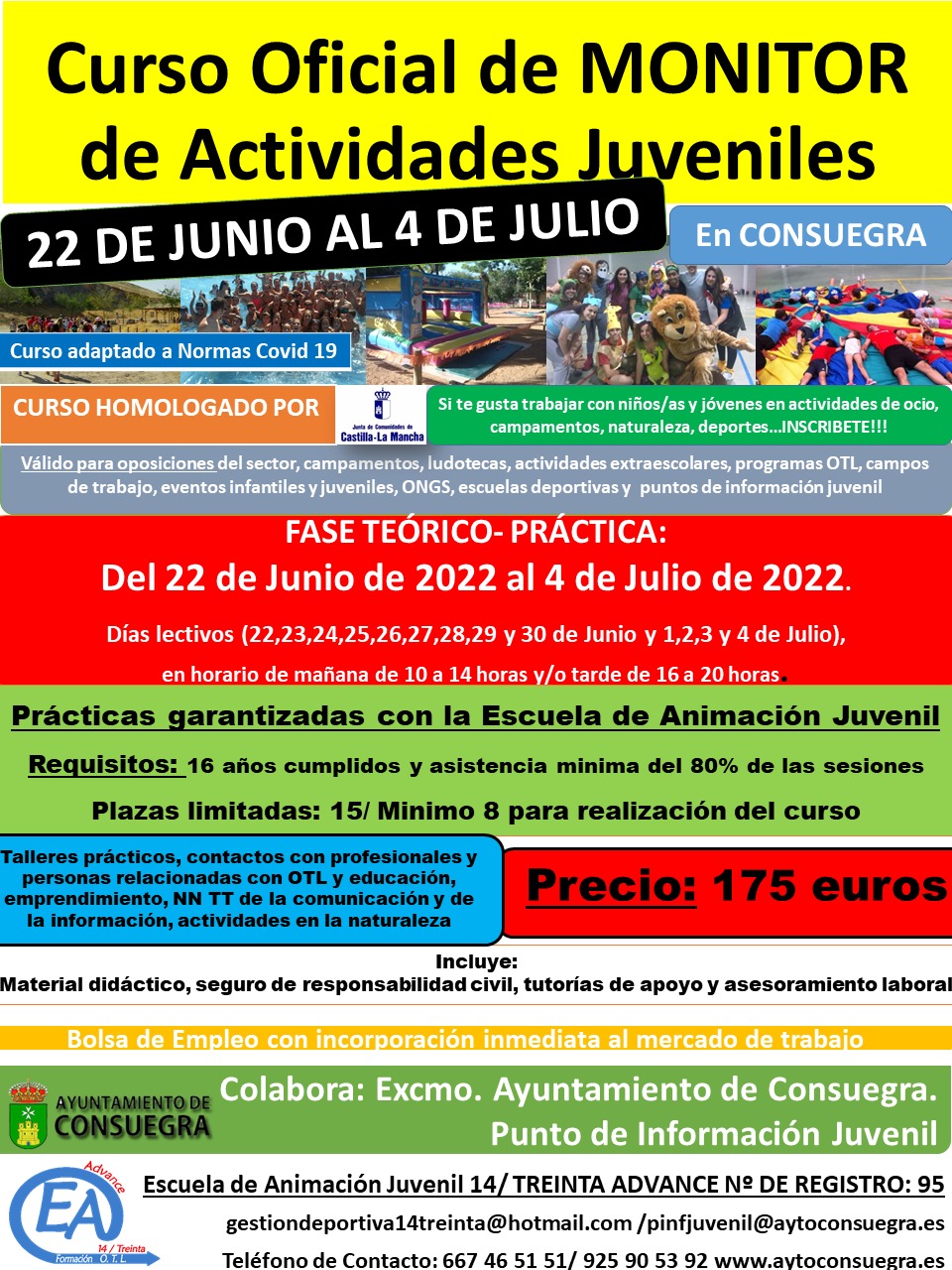 Curso Oficial de Monitor de Actividades Juveniles (junio-julio 2022)