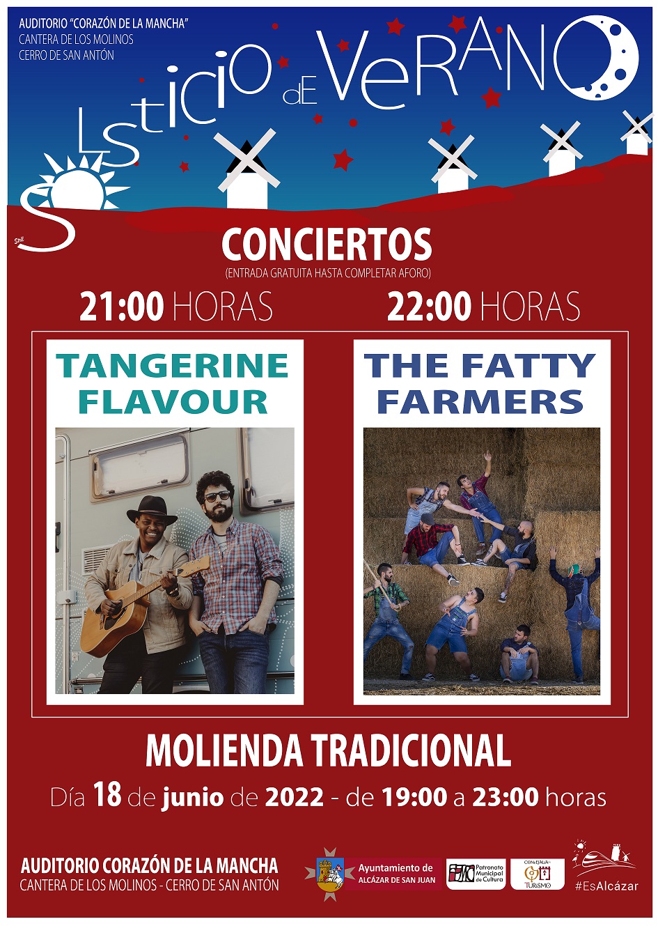 El 18 de junio se celebra el solsticio de verano en los molinos de Alcázar de San Juan
