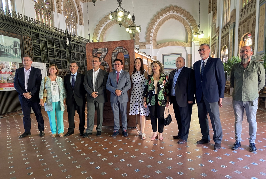 La alcaldesa de Alcázar de San Juan participa en la inauguración de la exposición “Caminos de Hierro” en Toledo, invitada por la Fundación de los Ferrocarriles Españoles