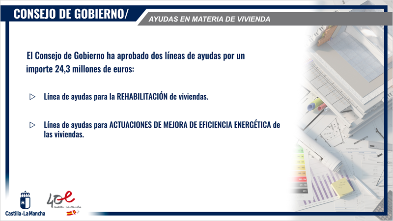 Ayudas a la rehabilitación y eficiencia energética en edificios y viviendas de Castilla-La Mancha