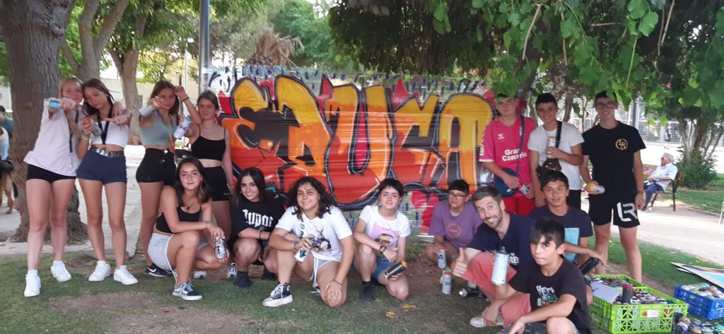 Multiaventura en el parque Alces y Taller de pintura mural en El Porvenir para los jóvenes
